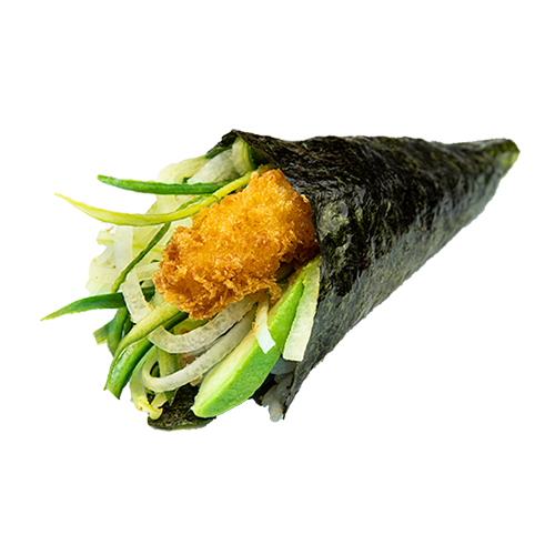 Tempura temaki