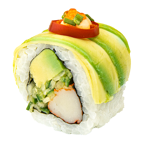 Avocado dragon roll