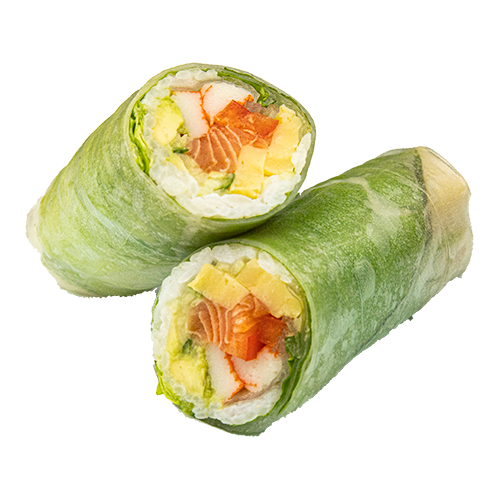 Zalm spring roll