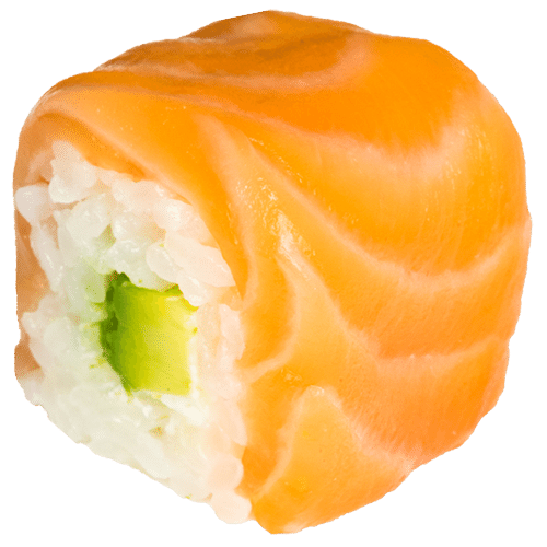 Avocado zalm maki