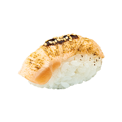 Geflambeerde zalm