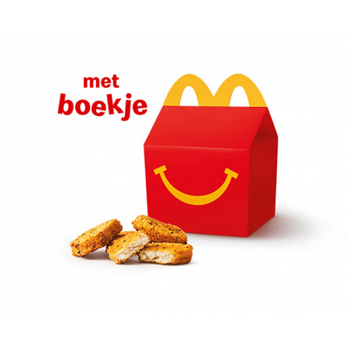 Happy Meal Veggie Nuggets met Boek