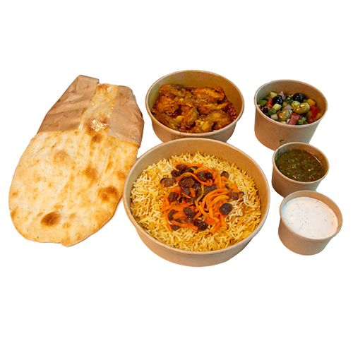 Compleet kip kurma gerecht