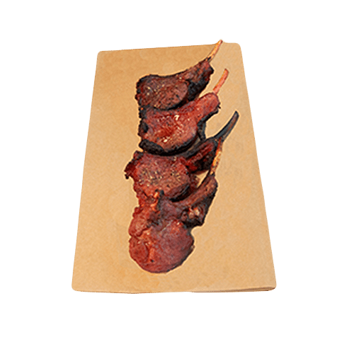 Generous lamb chops