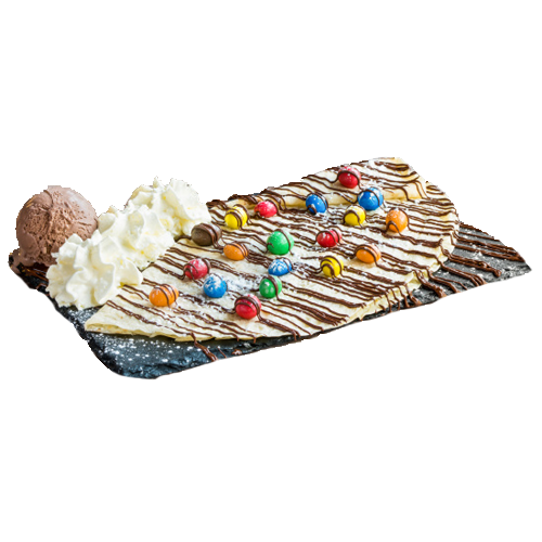 M&M crêpe