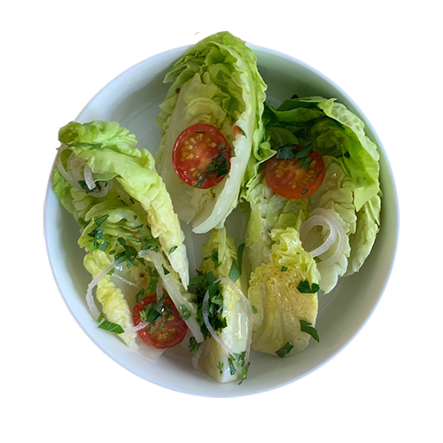 Salade met vinaigrette