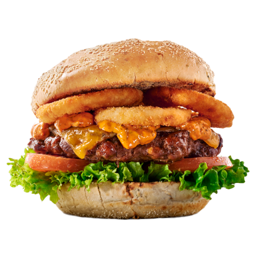 Cheesy onion burger
