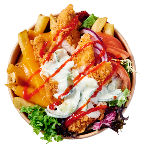 Funky kapsalon bowl