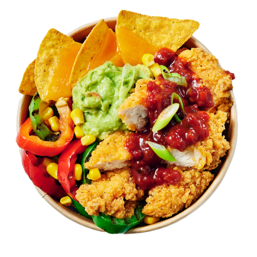 Nacho chicken bowl