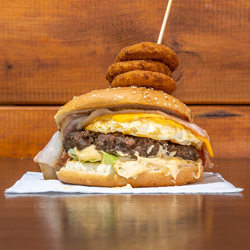 Irish egg burger