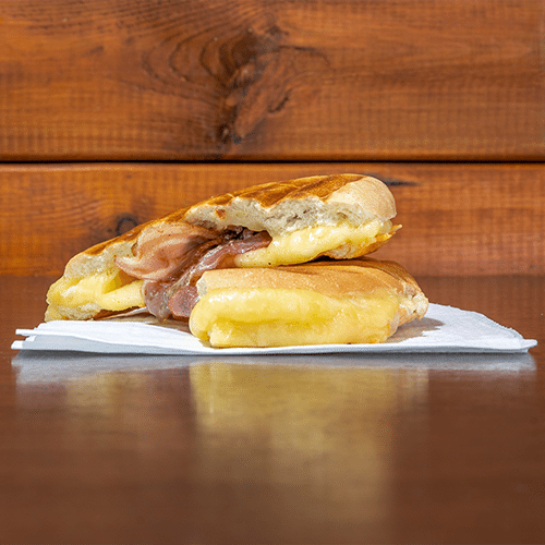 Grilled cheese sandwich bacon
