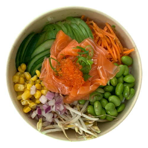 Salmon poke bowl