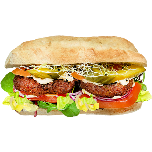 Sandwich falafel tahini