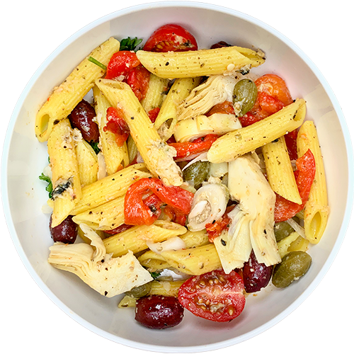No-tuna 'tuna' pasta salad