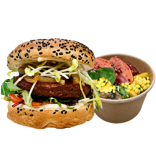 Mundo verde teriyaki burger menu