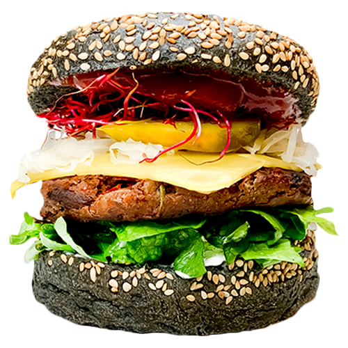 Walnut mushroom burger