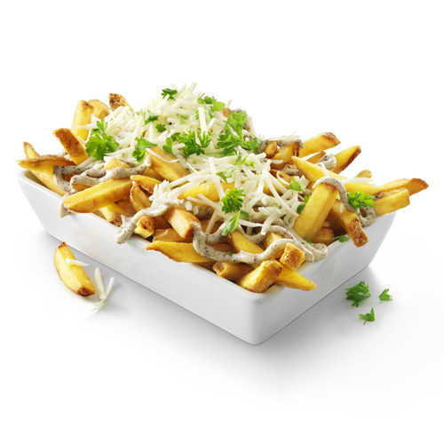 Truffle fries (vegan option)