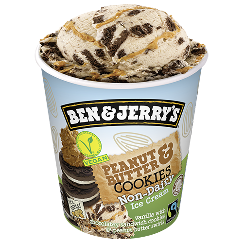 Ben & Jerry's Non-Dairy Peanut Butter & Cookies 465ml