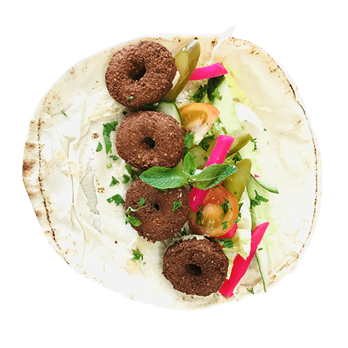 Falafel wrap