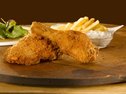 Fried American chicken legs 12 pieces