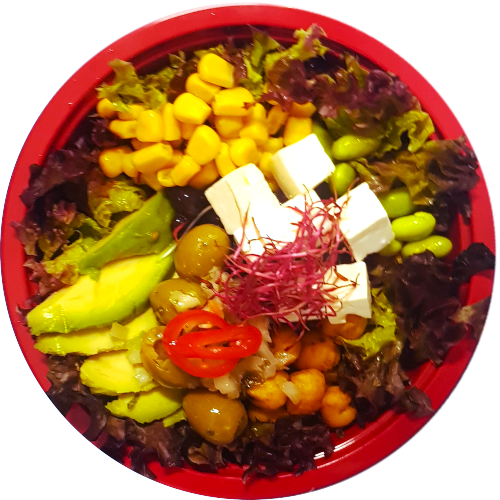 Kikkererwten salade bowl