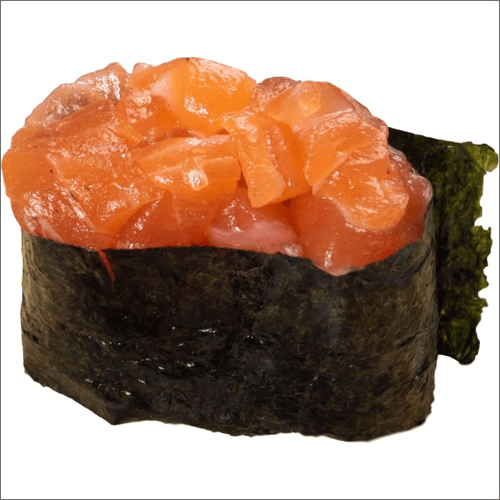 Sake tartare gunkan