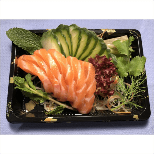 Salmon sashimi