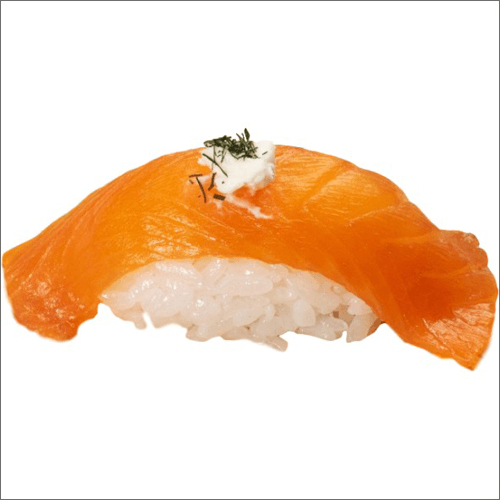 Smoked salmon nigiri