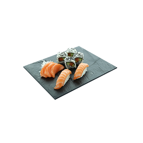 Salmon taste menu
