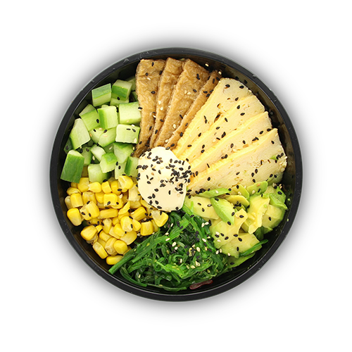 Vegetarian poké bowl
