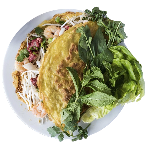 Banh xeo tôm