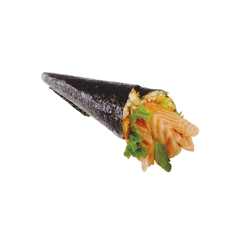Sake handroll