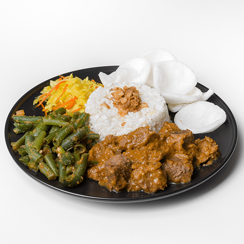 Indonesian small rice table