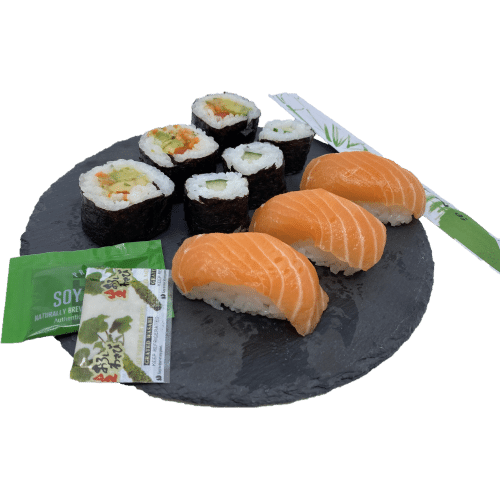 Sushi platter California roll