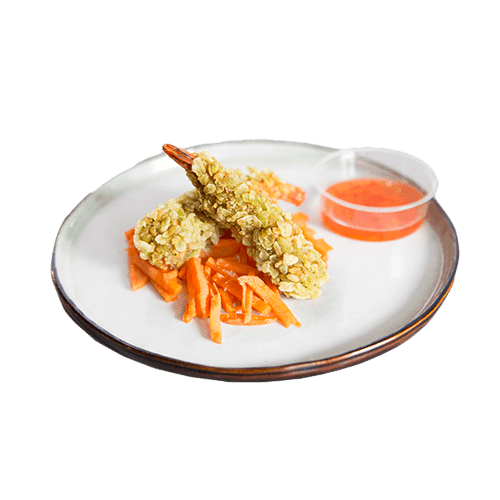 Tempura shrimp and chicken - Temperamentvol nichtje