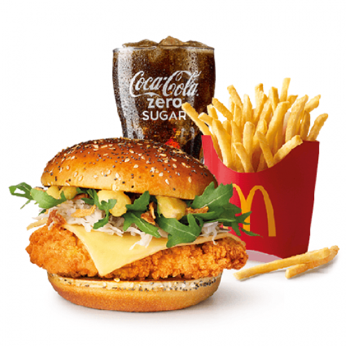 Homestyle Crispy Chicken Honey Mustard Voordeelmenu