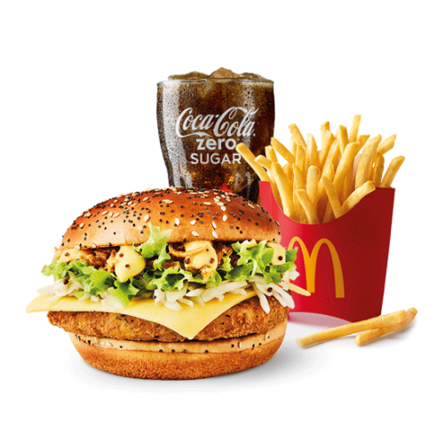 Veggie Homestyle Chicken Honey Mustard Voordeelmenu