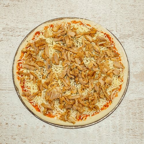 Chicken döner pizza