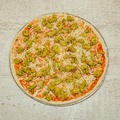 Chicken breast pizza