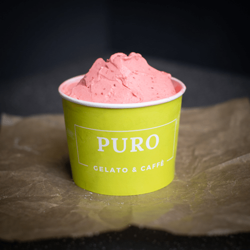 Framboos sorbet