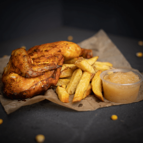 Halve haan & frites