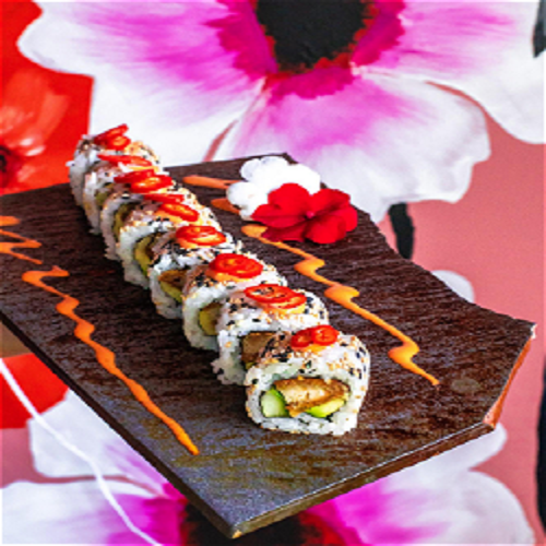 Chili chicken roll veggie