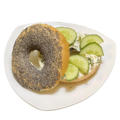Bagel casual chives