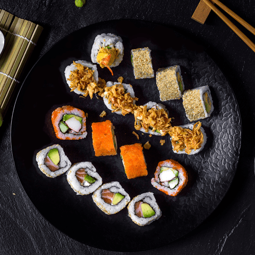 Inside out sushi box