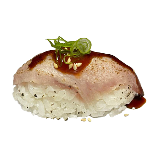 Nigiri flamed tuna
