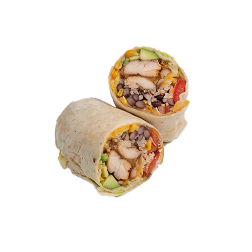 Burrito grilled chicken