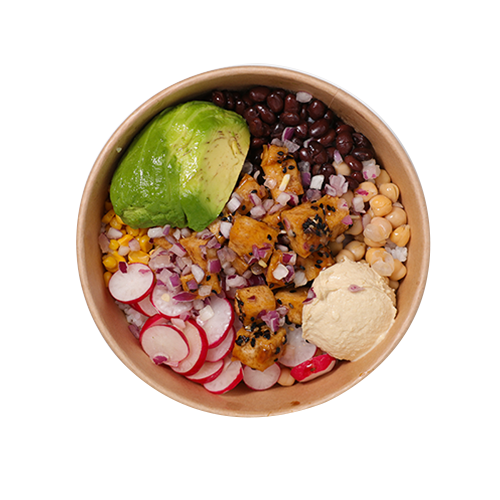 Large poké bowl tofu