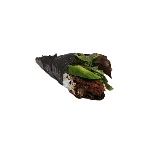 Temaki pulled beef