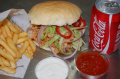 Kipdöner menu