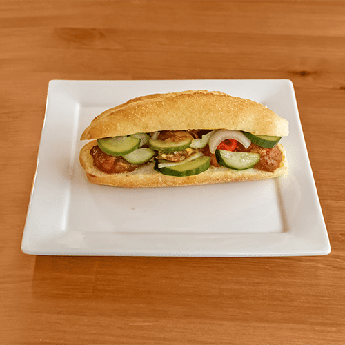 Egg curry sandwich